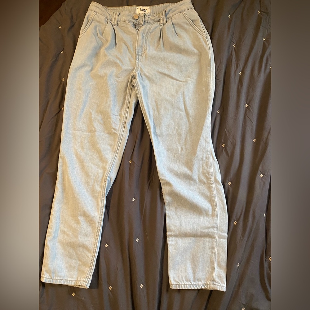 PAIGE Light Blue Denim Jeans